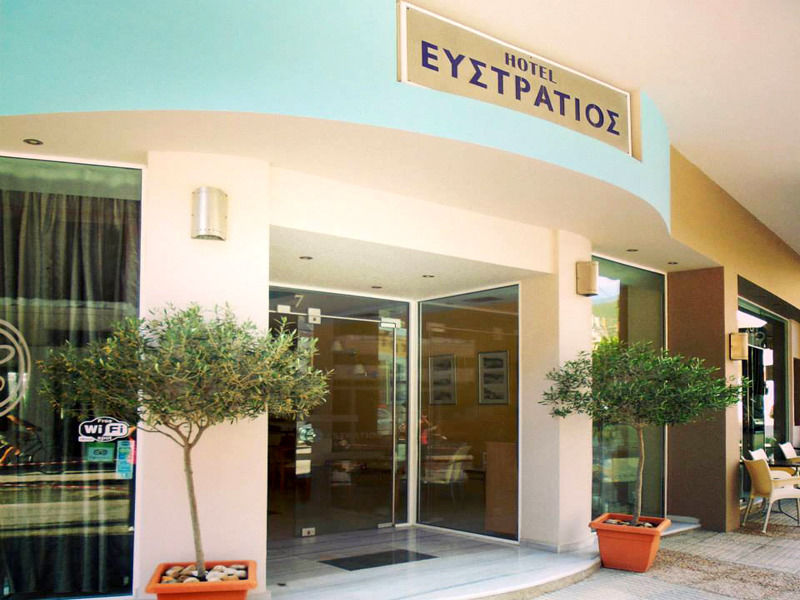 Efstratios Hotel Loutra Aidhipsou Exteriör bild